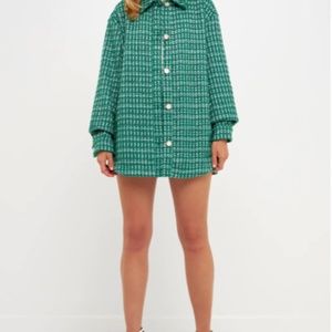 ENGLISH FACORY TWEED SHIRT XS SOLD OUT